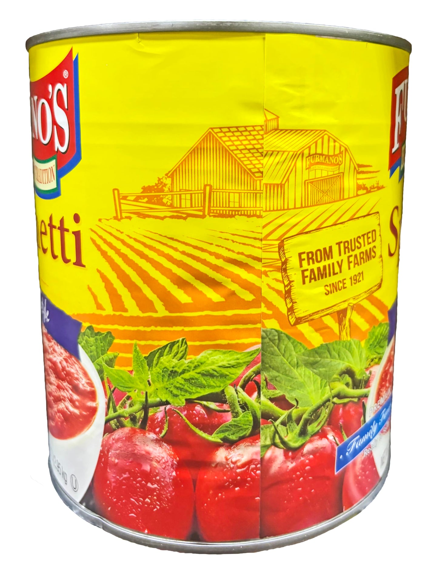 Furmano's Spaghetti Sauce | Chunky Style | Kosher | 6.5 lbs.