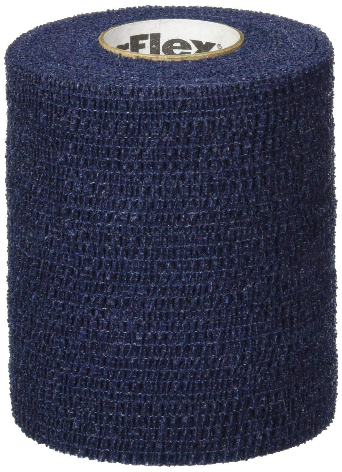 PowerFlex Self Adherent Tape, Latex, Athletic Tape, Blue, 2", 24 Rolls per Case