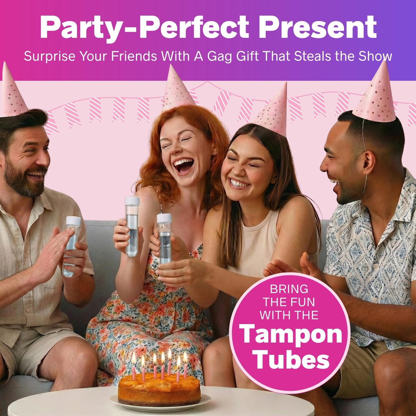 Secret Flask Tampon Flask Kit - 12 Tampon Tubes, 24 Wrappers, 1 Funnel & 1 Spout - Undetectable On-The-Go Drink Containers