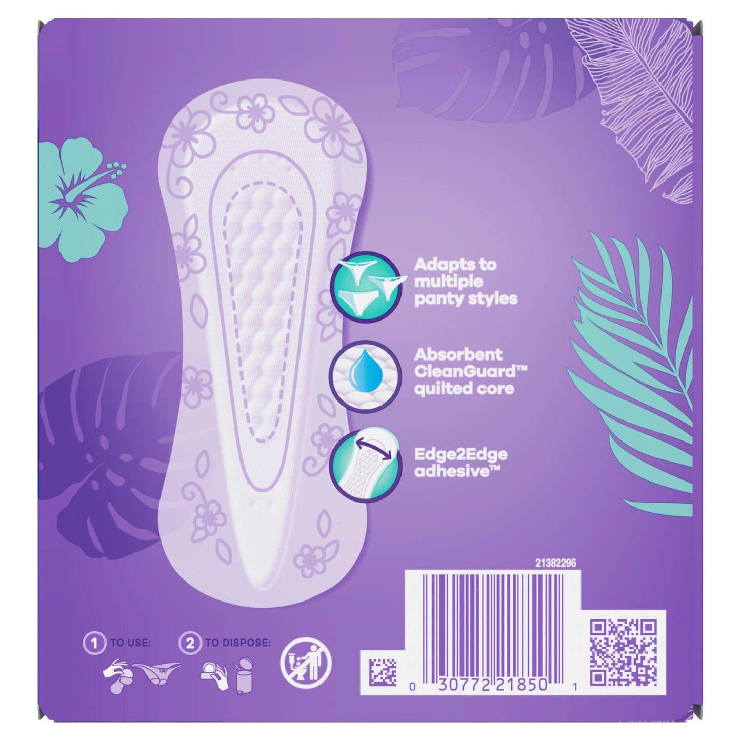 Always Daily Protect Multi-Style Liners, Regular Length, Unscented Panty Liners, Up to 100% Odor Free and Fragrance Free, Cleanguard Quilted Core Absorbs Wetness and Odors, 108 Count