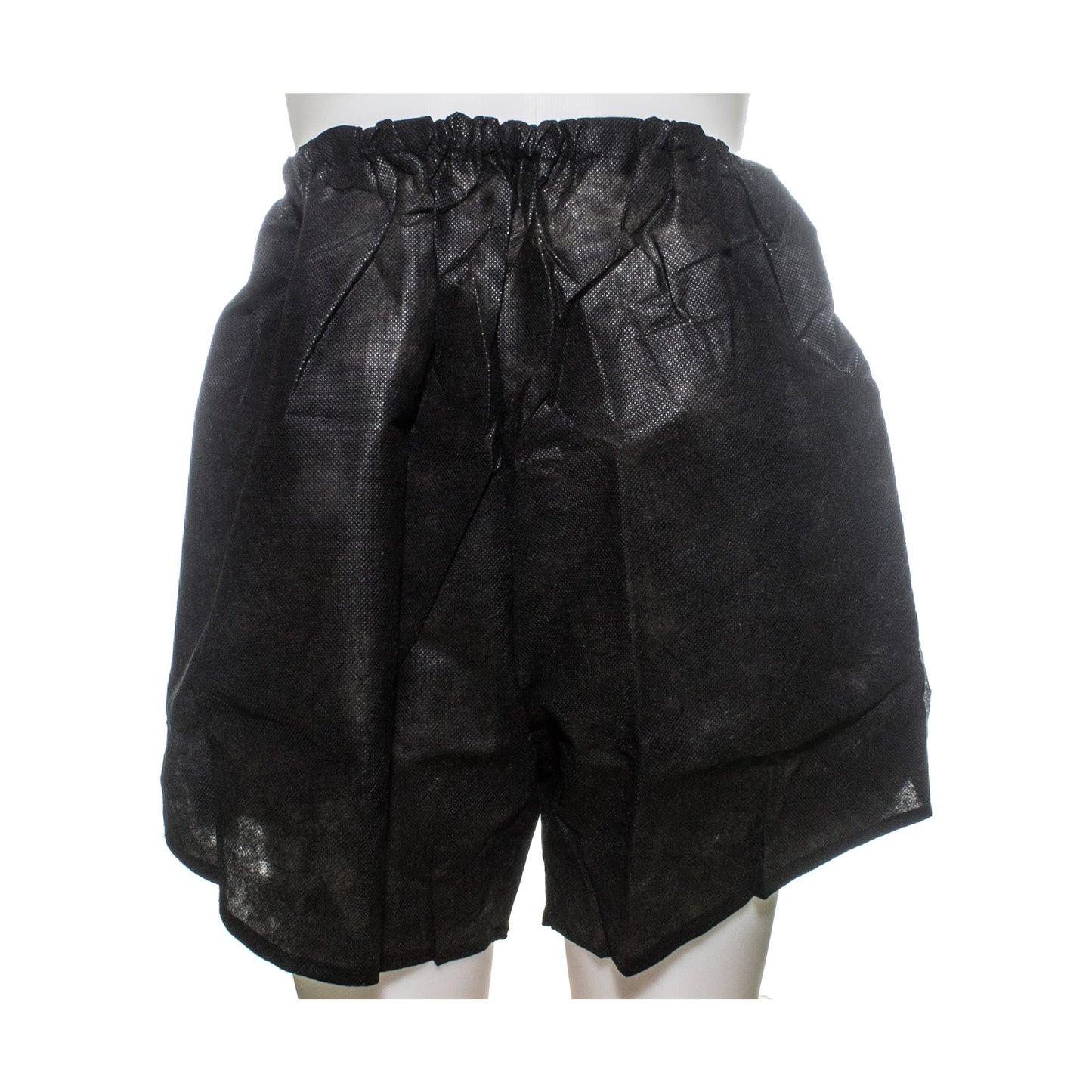 Reflections Adult Disposable Exam Shorts Black Large/X-Large 50 Ct