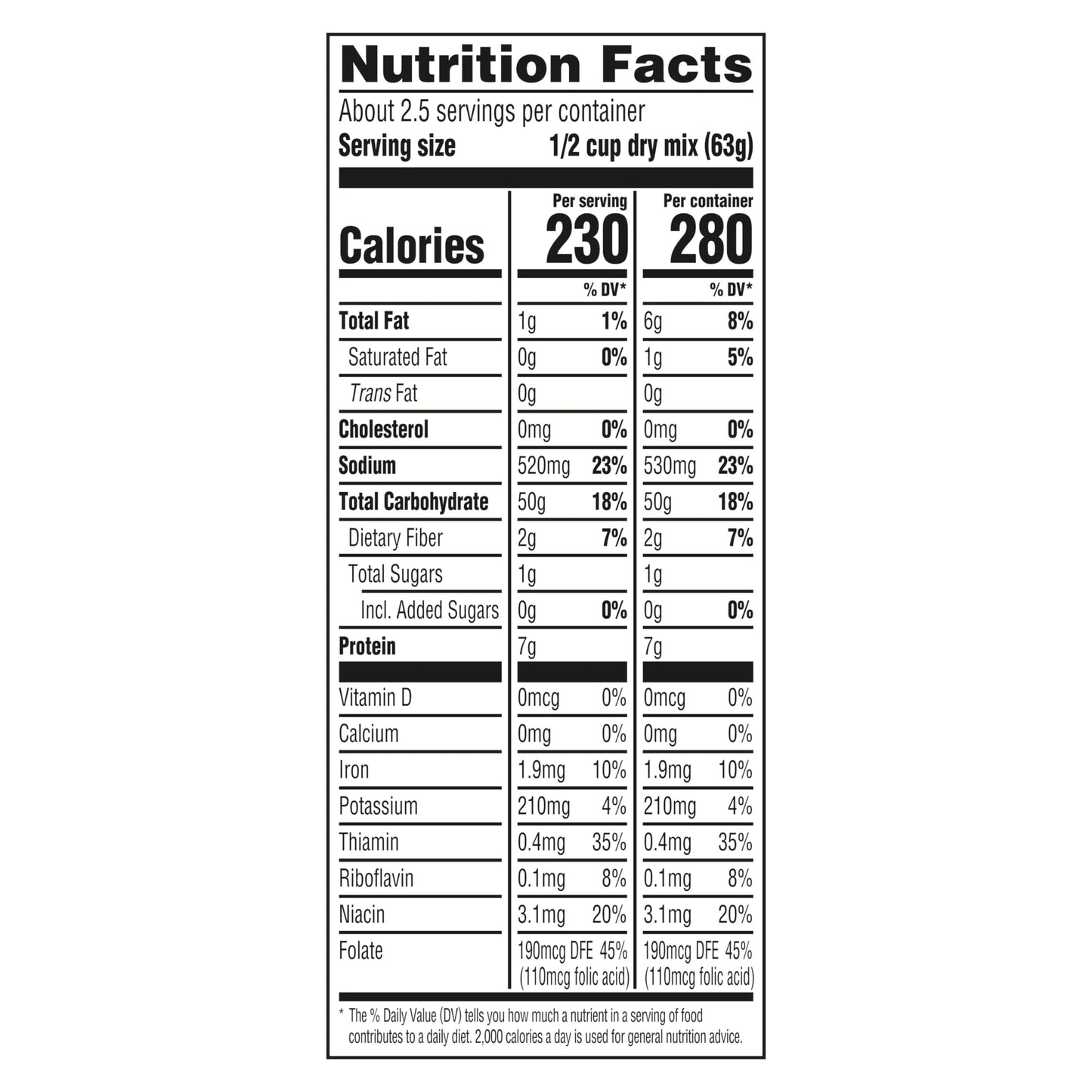 Knorr Cilantro Lime Side Meal Rice Sides Cilantro Lime 5.5 oz