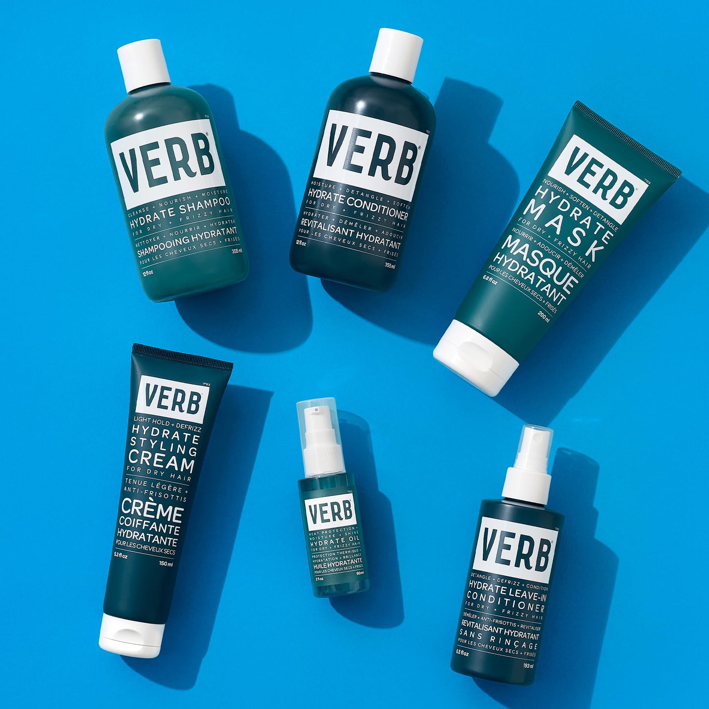 VERB Hydrate Mask, 6.8 fl oz - Intense Moisture for Dry + Frizzy Hair - Smooth + Detangle - Amber + Warm Jasmine Scent