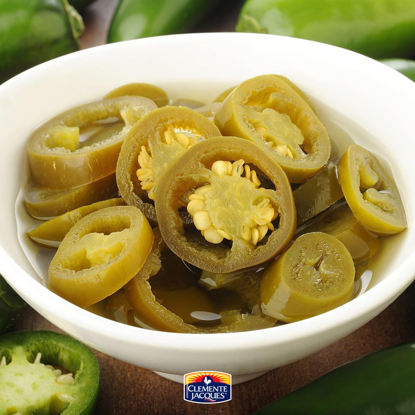 Clemente Jacques Nacho Jalapeno Peppers, Sliced Spicy Jalapeno, 12 oz (Pack of 12)