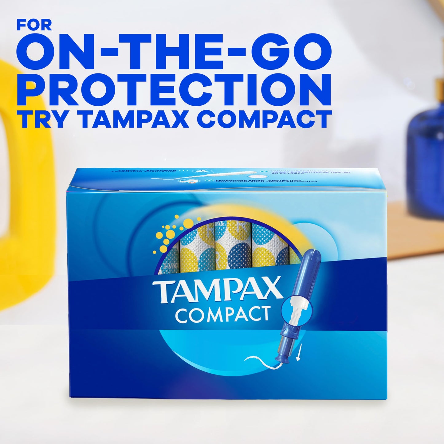 Tampax Pearl Tampons Light Absorbency with BPA-Free Plastic Applicator and LeakGuard Braid, Unscented, 50 Count