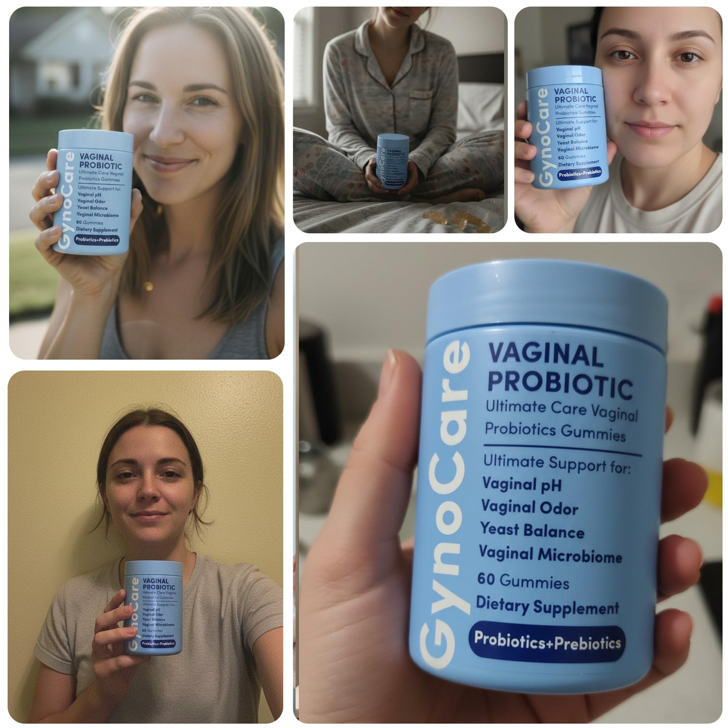 Vaginal Probiotic Gummies for Women + Unscented Feminine Wash – Dual Support for pH Balance, Odor Control, and Intimate Health