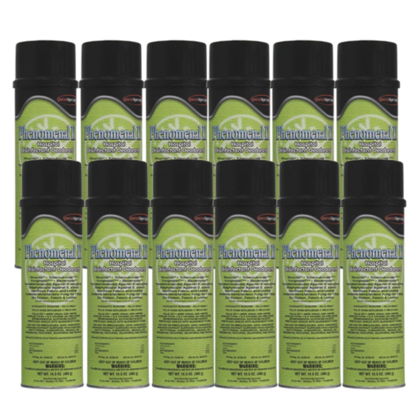 3105 PHENOMENAL II Hospital Disinfectant Deodorant. Case of 12