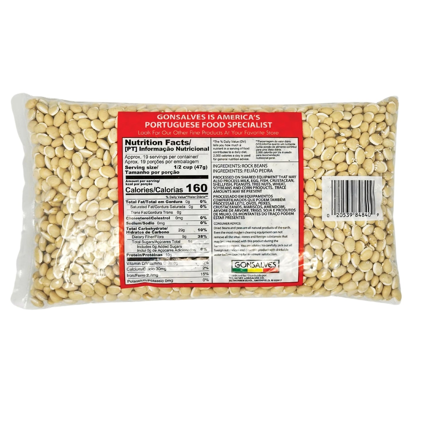 Gonsalves Rock Beans (Feijao Pedra) 2lbs