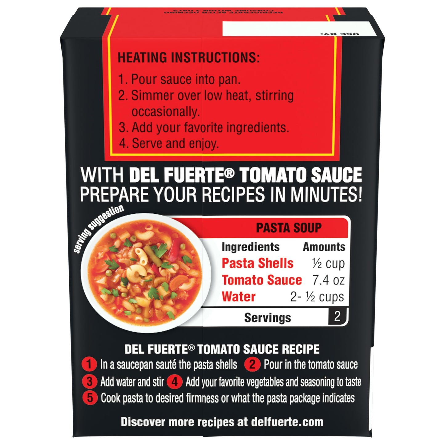 Del Fuerte Tomato Sauce, 7.4-Ounce (Pack of 24)