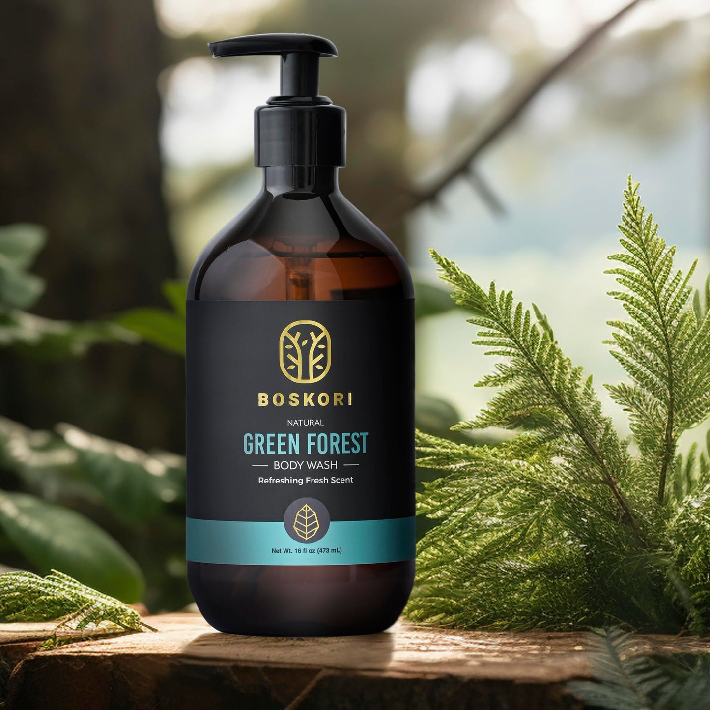 Cedar Essence Body Wash for Men – Gentle Daily Cleanser with Natural Cedarwood & Herbal Extracts, Plant-Derived Hydration, No Harsh Chemicals, Refreshing Wood Aroma – Made in Taiwan, 16 fl oz