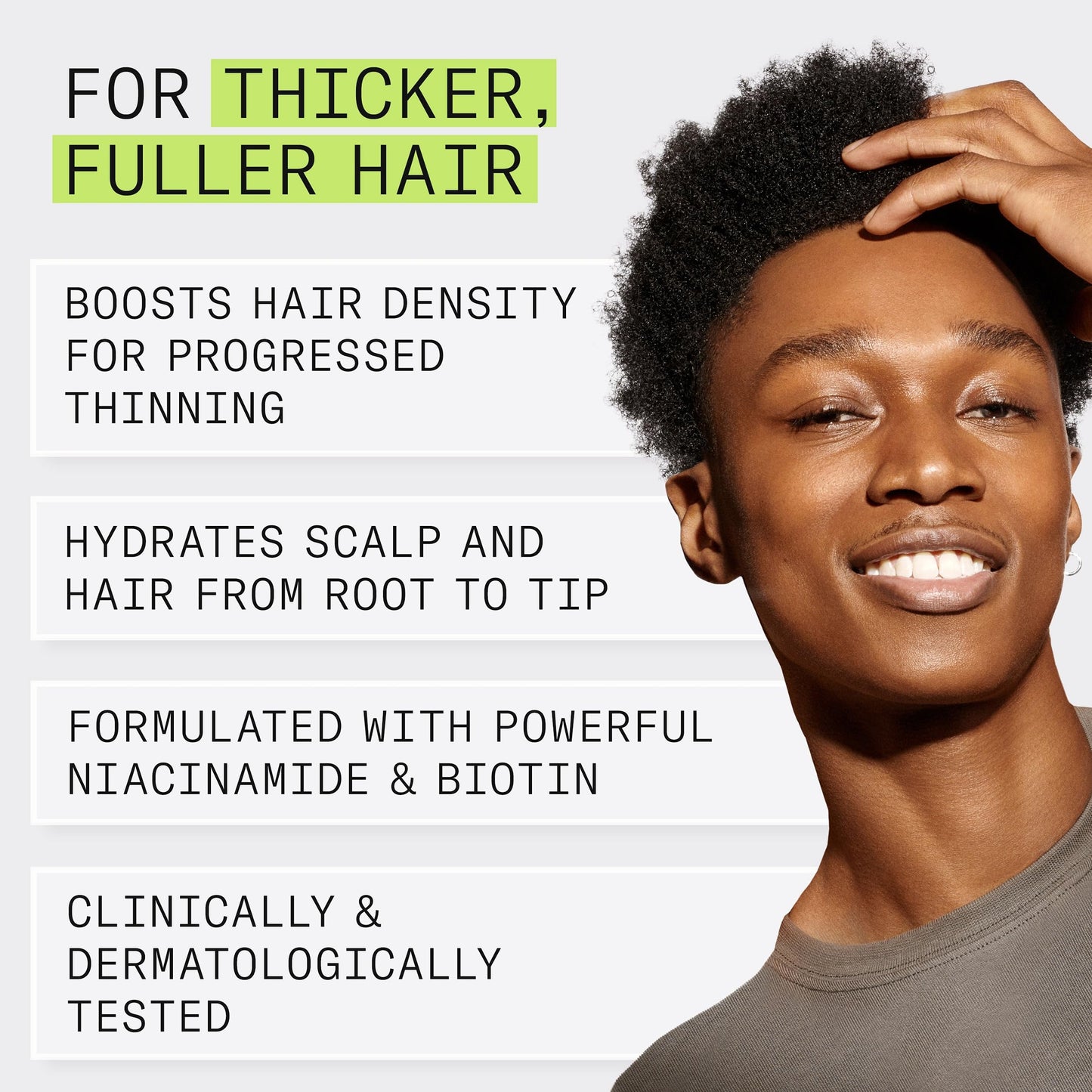 Nioxin System 2 Scalp Care + Hair Thickening Leave-In Treatment | For Natural Hair with Progressed Thinning | Boost Hair Density & Strengthen Against Breakage with Niacinamide & Biotin