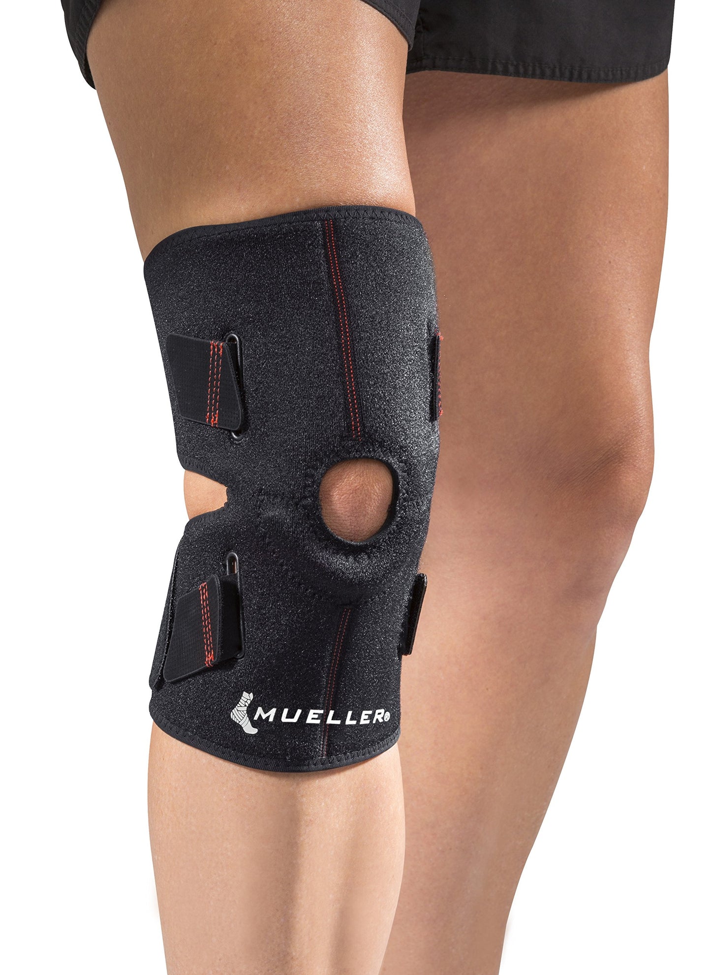 MUELLER Sports Medicine 4-Way Adjustable Multisport Knee Support, Unisex, Pain Relief for Meniscal tears & Athritis