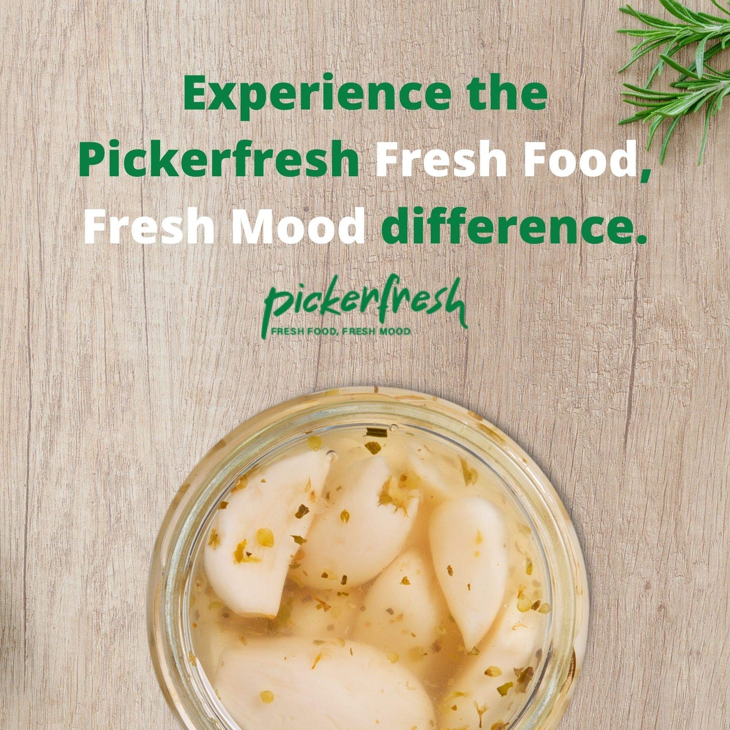 Pickerfresh Pickled Garlic - Gourmet Garlic Cloves - Simple Ingredients - Non-GMO, Gluten Free & No Artificial Color - 7 oz (3 Pack)