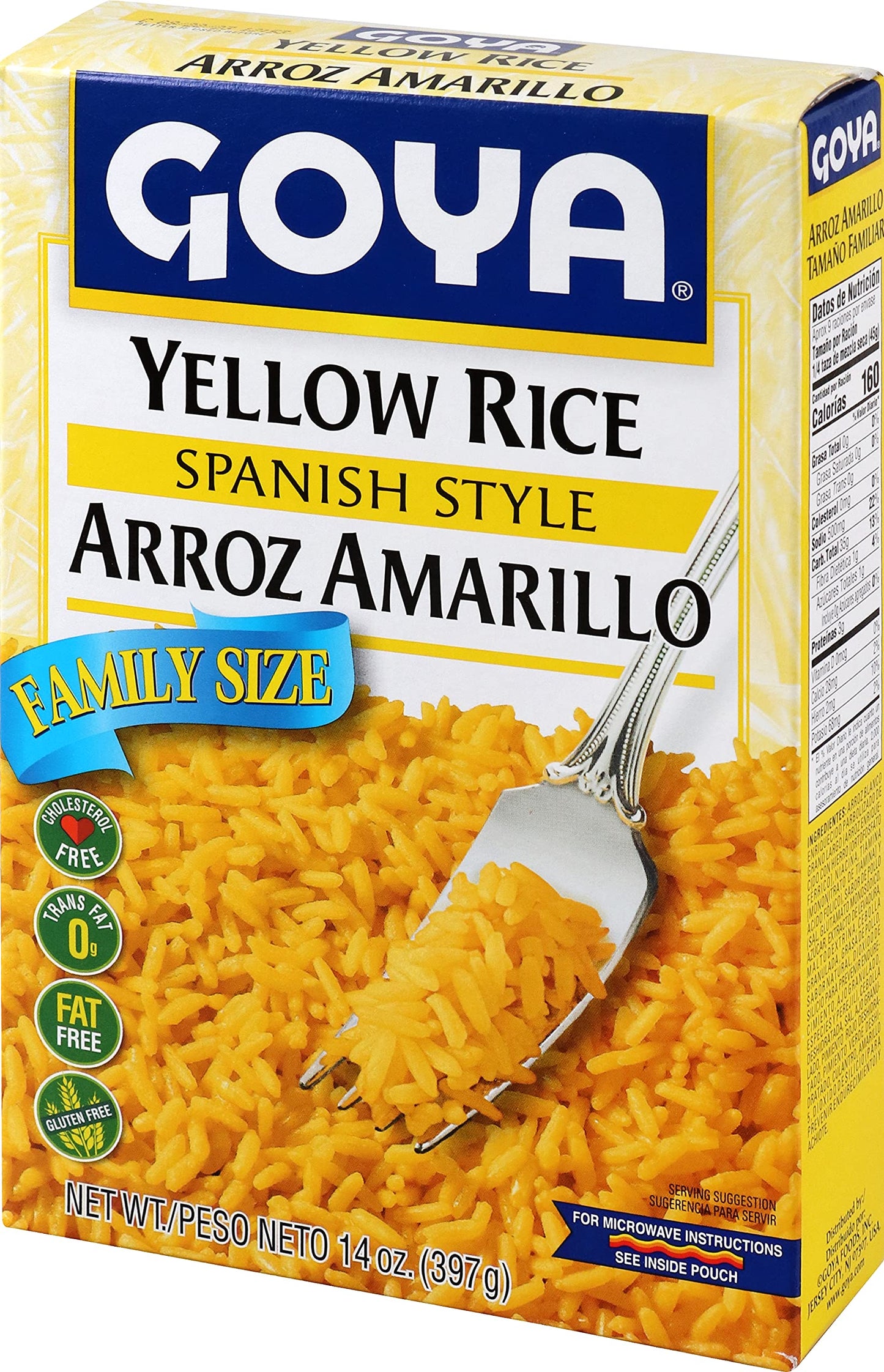 Goya Yellow Rice Mix Family Pack, 14 oz, 2-Pack