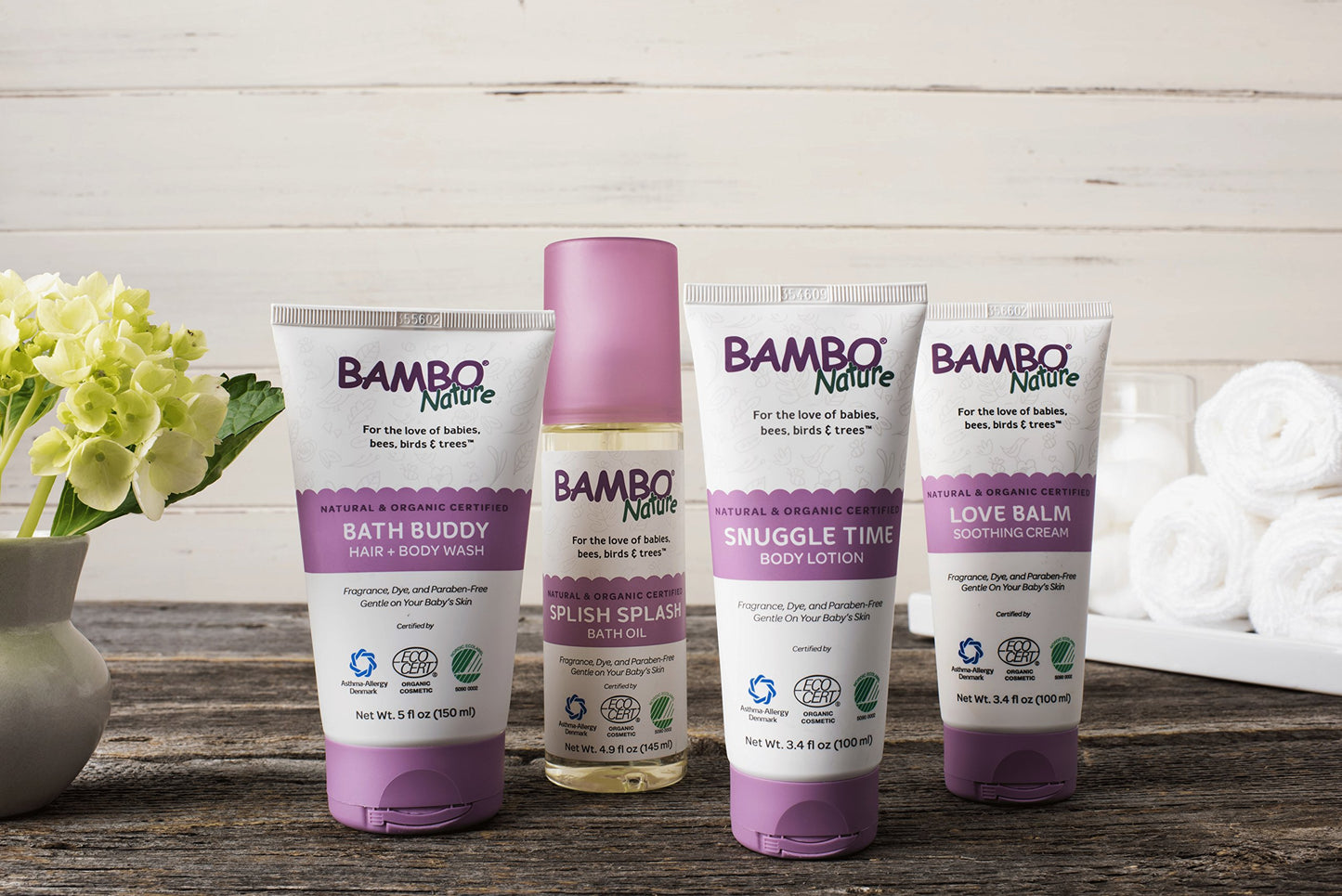 Bambo Nature Love Balm Soothing Cream, 3.4 fl oz Tube, 1 Count