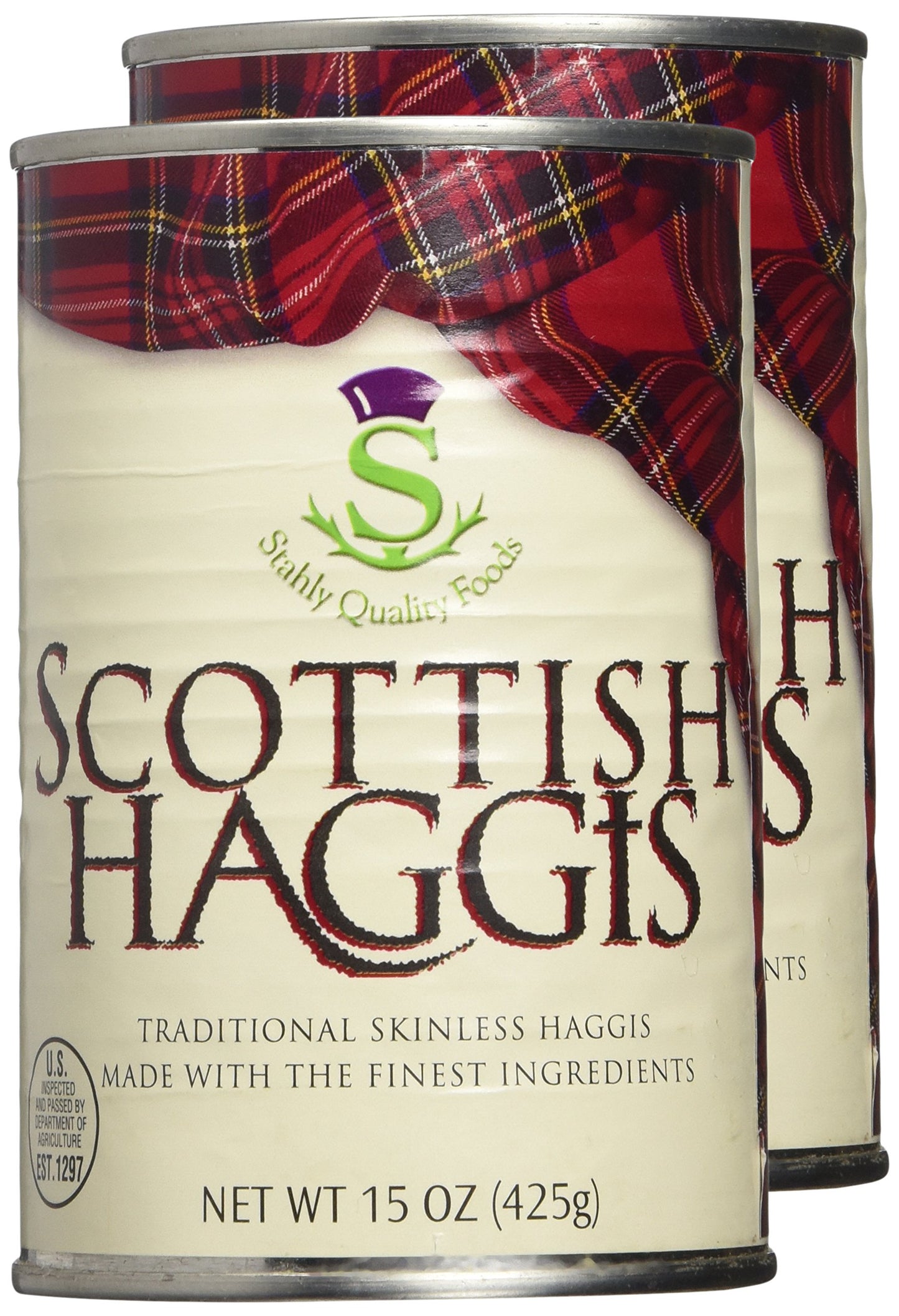 Traditional Scottish Haggis 15oz, (Pack of 2)