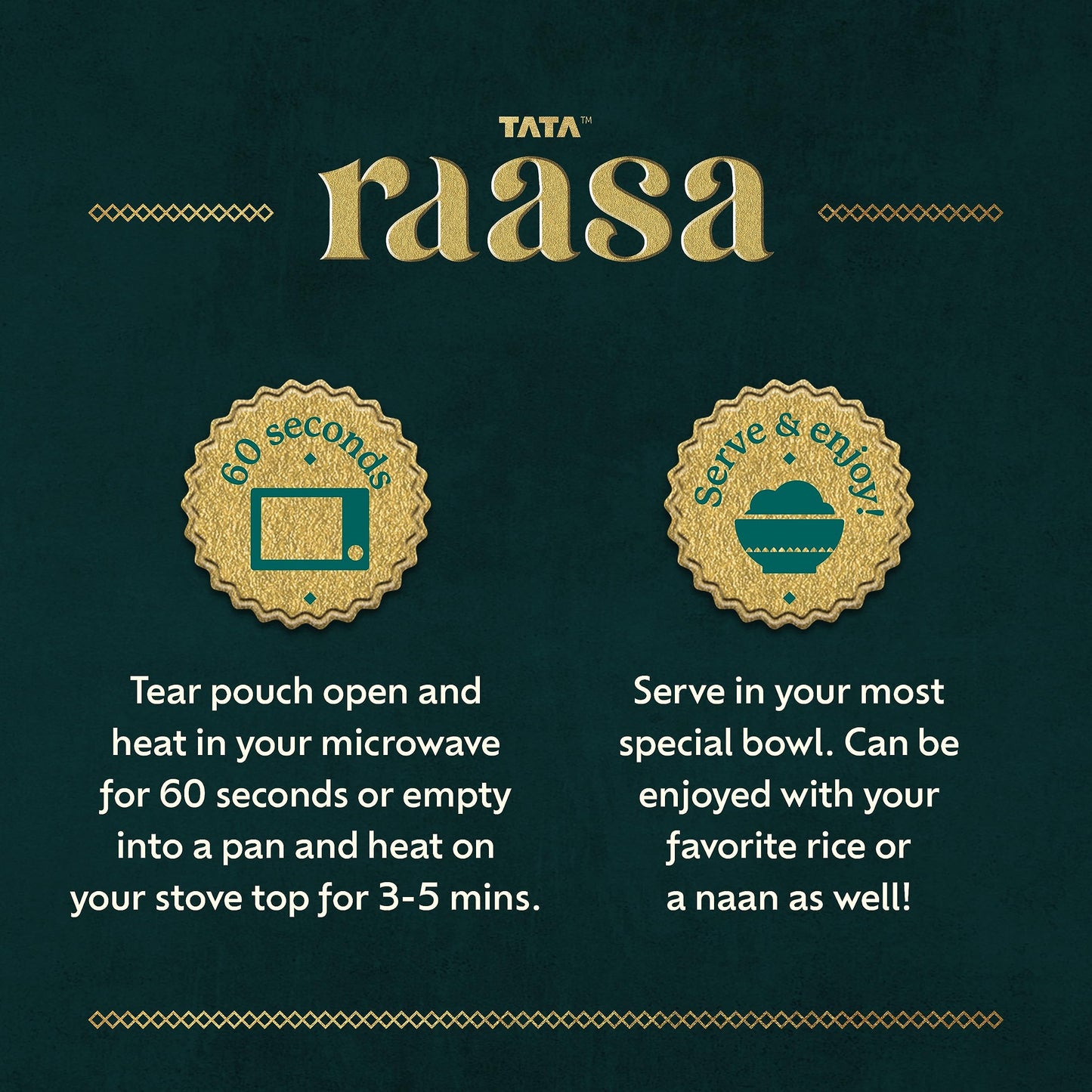 Tata Raasa Majestic Red Bean Curry, Vegan Friendly, Non-GMO, 10 Ounce (Pack of 6)