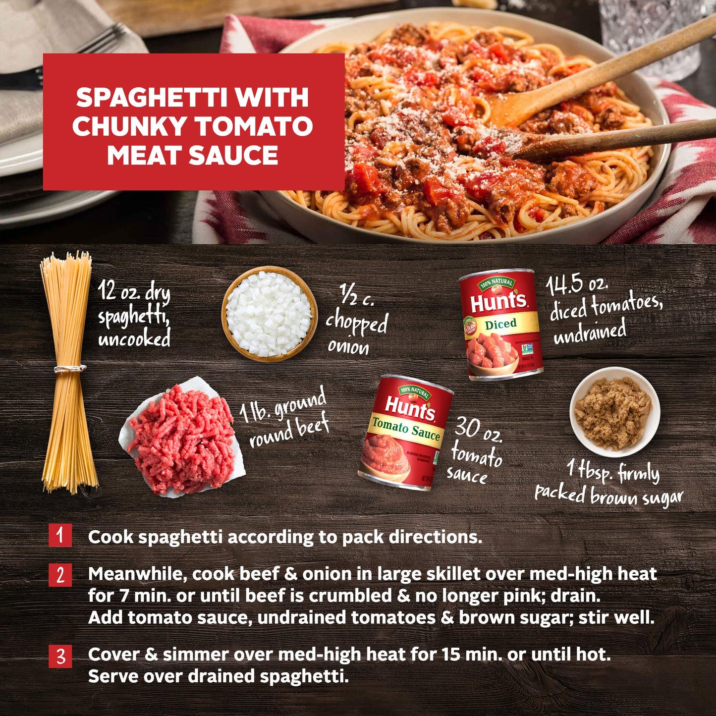 Hunt’s No Salt Added Tomato Sauce, Perfect for Chili & Soups, 8 oz. Can