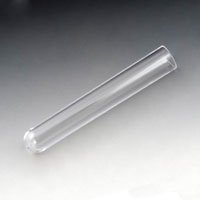 Globe Scientific 110410LB Polystyrene Test Tube, Light Blue, 5mL Capacity, 12mm Diameter, 75mm Height, Pack of 1000