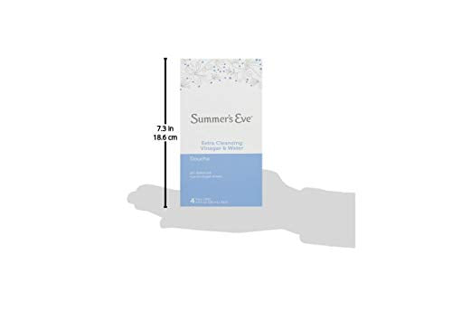 Summer's Eve Extra Cleansing Douche for Women, Vinegar & Water, Gentle pH-Balanced Formula Helps Reduce Vaginal Odor, 4 Bottles 4.5 Oz Each, Pack of 6