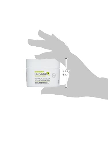 Replenix Glycolic Acid Resurfacing Skin Peel, Medical-Grade Facial Peeling Pads for Discoloration & Acne (60 ct.)
