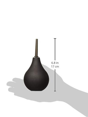 Shibari Triton Easy Squeeze Enema Bulb, Flexible Tip for Ultimate Comfort, BPA & Phthalates-Free, Ease Anal Silicone Douche for Men & Women, 7.4 Fl Oz Capacity (Black)