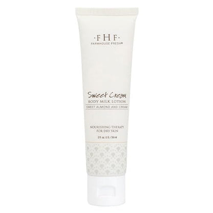 FarmHouse Fresh Sweet Cream Body Milk Travel Lotion, Sweet Cream, 2 fl. oz.