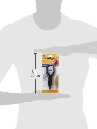 PenAgain ErgoSof Pen Ehlers-Danlos Arthritis Carpal Tunnel Pain Relief Black (00022)