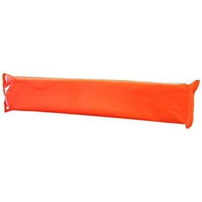 PrimaCare IS-5124 Padded Wood Splint with Vinyl Casing for Fractured Limb, Full Arm, Leg, 24", Orange