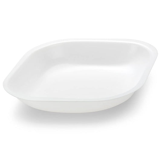 Weighing Boats Diamond Shaped by Globe Scientific, Bendable Polystyrene, Easy Pour Design, Disposable Scale Trays for Weighing & Mixing Liquid & Powder, Antistatic, 100mL Capacity, White, Case of 250