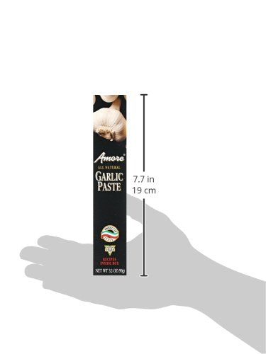 Amore All Natural Garlic Paste, 3.2 Ounce Tube