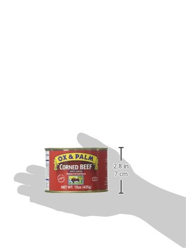 Ox & Palm Australian Corned Beef Original Chunky Style 15 oz (Pack of 1)
