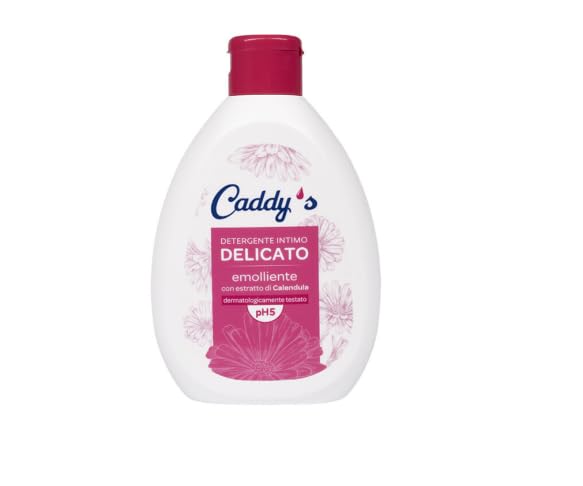 Caddy's Delicate Intimate Cleanser with Calendula Extract, pH5 Balanced, Gentle Formula, 250ml