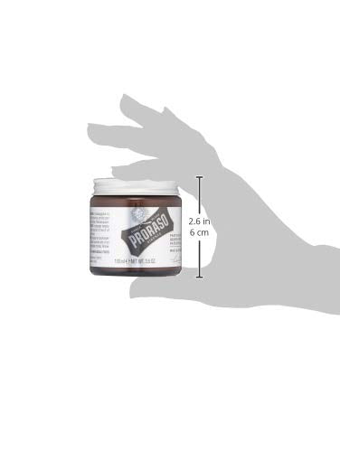 Proraso Exfoliating Beard Paste - Facial Exfoliator and Beard Scrub - Daily Face Scrub Deeply Cleanses Skin & Facial Hair - 3.5oz