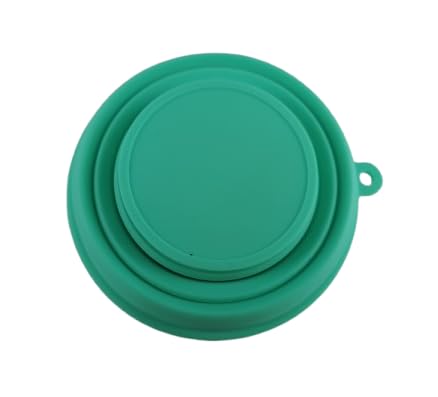 Bella Bliss Sterilizer - Microwave Safe, Collapsible and BPA Free Silicone Period Cup Cleaner - Ecofriendly Feminine Hygiene (Green)