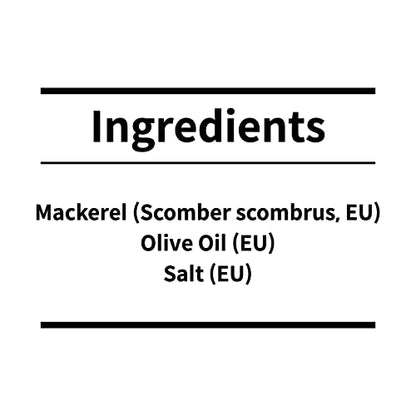 Otter Kingdom European Mackerel Fillets in Extra Virgin Olive 4oz(Pack of 12)