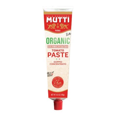Mutti Double Concentrated Organic Tomato Paste (Doppio Concentrato), 6.5 oz. | 6 Pack | Italy’s #1 Brand of Tomatoes | Tube Tomato Paste | Vegan Friendly & Gluten Free | No Additives or Preservatives