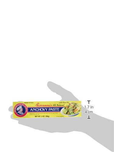 Giovannis Paste Anchovy 2 Ounce, Pack of 3