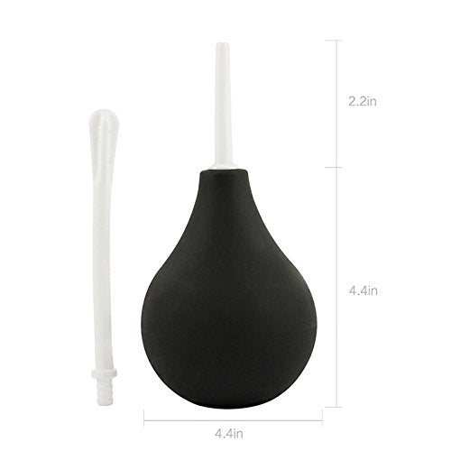 Douches for Men Women Beauty Molly Anal Douche Superior Medical Materials Douche enemas Bulbs, 2 in 1 Set