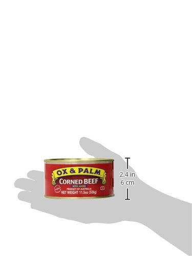 Ox & Palm Corned Beef, Original Chunky Style, 11.5 Ounce (Pack of 1)