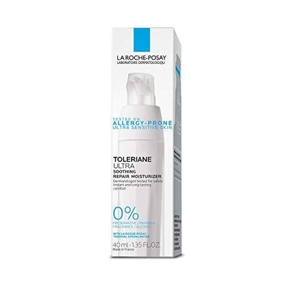 La Roche-Posay Toleriane Dermallergo Ultra Soothing Repair Face Moisturizer for Sensitive Skin, Gentle Moisturizing Face Cream for Dry Skin, Packaging May Vary, Formerly Toleriane Ultra