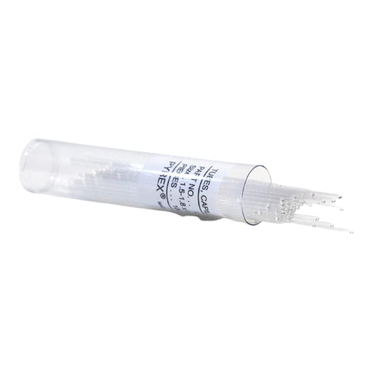 Corning Pyrex 9530-4 90 mm Capillary Melting Point Tubes, One End Open (Pack of 100), mL, Degree C, Glass, (Pack of 100)