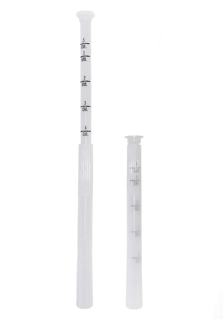 Disposable Plastic Vaginal Applicator Pack: Hygienic Threaded Injector to Fit Preseed Lubricant, Estrace, Personal Lube and OTC Gel or Cream Products - With Dosage Measurements - 30 Pack