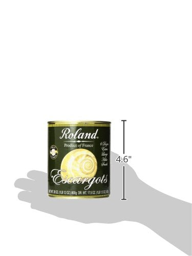 Roland Foods Escargots, Extra Large Helix Snails, Specialty Imported Food, 28.2 Ounce Can, Pack of 1