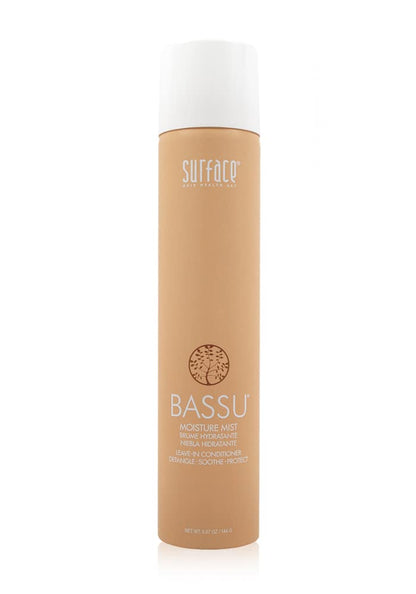 Surface Hair - Bassu Moisture Mist Leave-In Conditoner– Cleanses, Moisturizes, and Provides Sulfate Free Shine - 6oz
