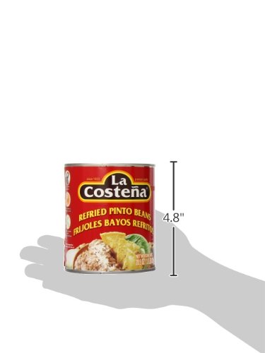 La Costena Pinto Beans, Refried, 1.8 Pound (Pack of 12)