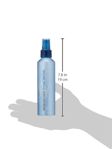 Sebastian Professional Shine Define Hairspray | Flexible Styling Control with Heat Protection | Natural & Soft Definition | 6.7 fl oz