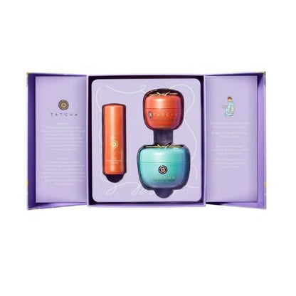 TATCHA Clear Pores, Bright Skin Set | Gift Set - The Water Cream, The Brightening Eye Cream, and The Travel-Sized Brightening Serum ($170 Value)