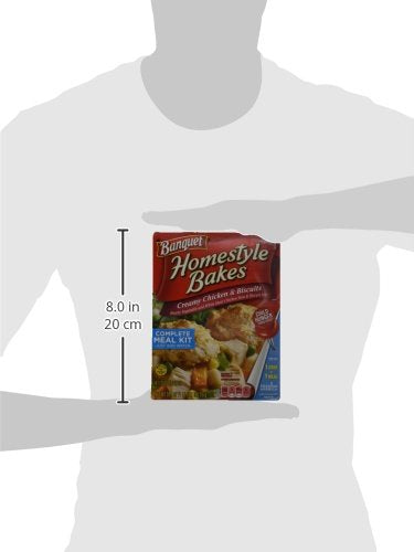 Banquet, Homestyle Bakes, Creamy Chicken & Biscuits, 28.10oz Box (Pack of 3)