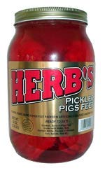 Herb's Pickled Pigs Feet 40 oz 1/2 Gallon